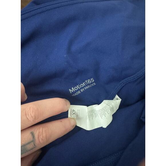 Fabletics Motion 365 Navy Blue Full Length Leggings 4X NWOT - Picture 5 of 5